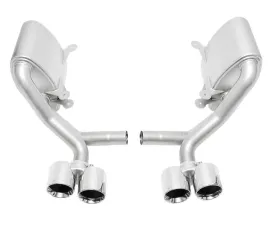 Soul Performance Polished Chrome Tips Sport Side Mufflers Porsche 997.1 Carrera 2005-2008