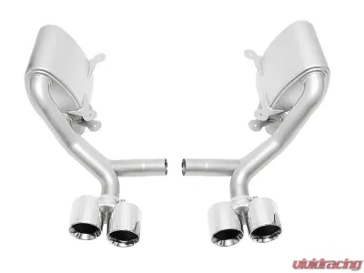 Soul Performance Polished Chrome Tips Sport Side Mufflers Porsche 997.1 Carrera 2005-2008 - POR.9971.SM.POL