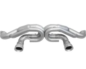 Soul Performance Satin Black Slash Cut Tips Resonated Race Exhaust Porsche 718 GT4 RS 2017+