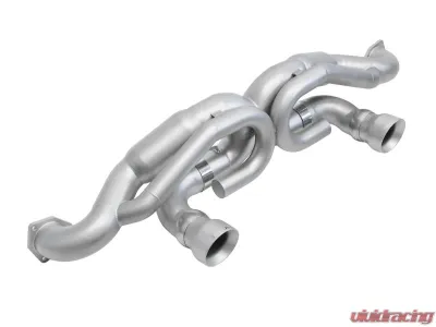 Soul Performance Satin Black Straight Cut Tips Resonated Race Exhaust Porsche 718 GT4 RS 2017+ - POR.718GT4RS.RER.DWST.MB