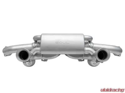 Soul Performance Signature Satin Slash Cut Tips Valved Exhaust Porsche 718 GT4 RS 2017+ - POR.718GT4RS.VES.DWSL