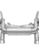 Soul Performance Signature Satin Slash Cut Tips Valved Exhaust Porsche 718 GT4 RS 2017+                                     - POR.718GT4RS.VES.DWSL - Image 3