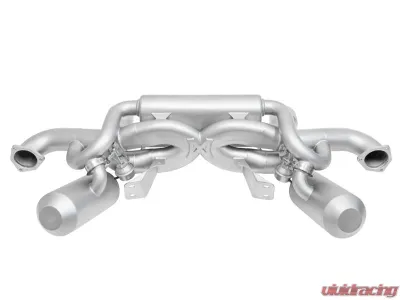 Soul Performance Signature Satin Slash Cut Tips Valved Exhaust Porsche 718 GT4 RS 2017+ - POR.718GT4RS.VES.DWSL