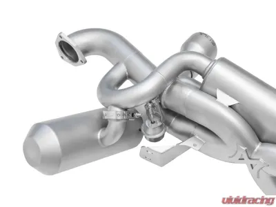 Soul Performance Signature Satin Slash Cut Tips Valved Exhaust Porsche 718 GT4 RS 2017+ - POR.718GT4RS.VES.DWSL