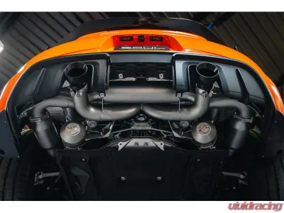 Soul Performance Signature Satin Slash Cut Tips Valved Exhaust Porsche 718 GT4 RS 2017+ - POR.718GT4RS.VES.DWSL
