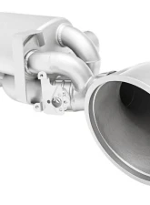 Soul Performance 4inch Straight Cut Single Wall Tips Brushed Finish Valved Exhaust System Porsche 992 GT3 2022+                                     - POR.992GT3.VES.SWT4BR - Image 7