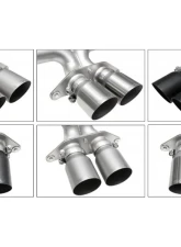 Soul Performance 4inch Straight Cut Single Wall Tips Brushed Finish Valved Exhaust System Porsche 992 GT3 2022+                                     - POR.992GT3.VES.SWT4BR - Image 8