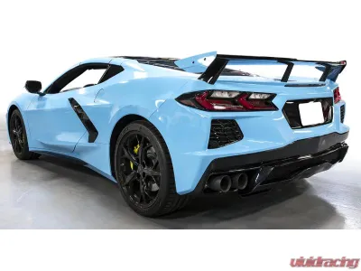 Soul Performance 4inch Jet-Hot Ceramic Matte Black Dual Wall Straight Cut Tips Valved Exhaust System Chevrolet C8 Corvette Non-NPP 2023+ - CHEV.C8.VESVC.SWT.MB