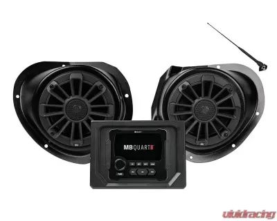 MB Quart Two Speaker 160 Watt Stage 2 Audio System Polaris General 2016+ - MBQG-STG2-RAD-1