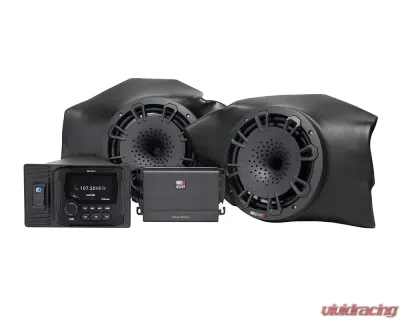 MB Quart Stage 2 400 Watt Tuned Audio Package Polaris RZR 2014-2020 - MBQR-STG2-RAD-2
