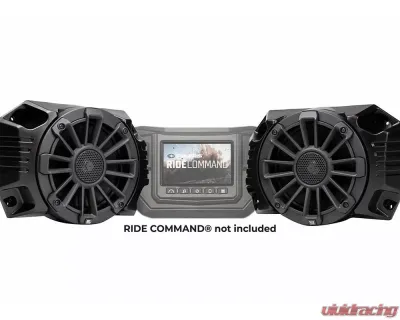 MB Quart Two Speaker 400 Watt Stage 2 Tuned Audio System Polaris Ranger (w/ Ride Command) 2018+ - MBQRG-STG2-RC-1