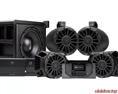 MB Quart 5-Speaker 800 Watt Stage 5 Tuned Audio System Polaris Ranger 2018+ - MBQRG-STG5-1