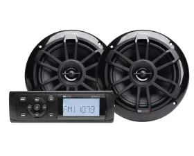 MB Quart Black 160 Watt MDR2.0 Bluetooth Source Unit w/ Two 6.5