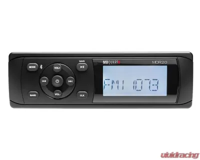MB Quart Black 160 Watt MDR2.0 Bluetooth Source Unit w/ Two 6.5" Nautic Speakers - MDR2.0S2B