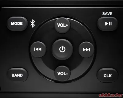 MB Quart Black 160 Watt MDR2.0 Bluetooth Source Unit w/ Two 6.5" Nautic Speakers - MDR2.0S2B