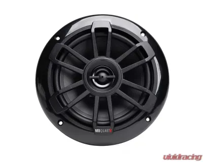 MB Quart Black 160 Watt MDR2.0 Bluetooth Source Unit w/ Two 6.5" Nautic Speakers - MDR2.0S2B