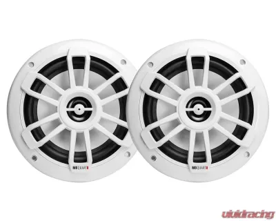 MB Quart White 160 Watt MDR2.0 Bluetooth Source Unit w/ Two 6.5" Nautic Speakers - MDR2.0S2W