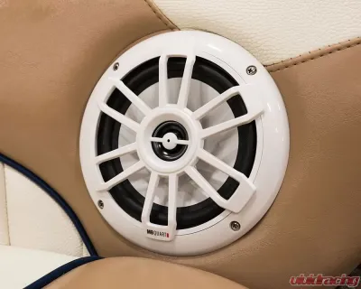 MB Quart White 160 Watt MDR2.0 Bluetooth Source Unit w/ Two 6.5" Nautic Speakers - MDR2.0S2W