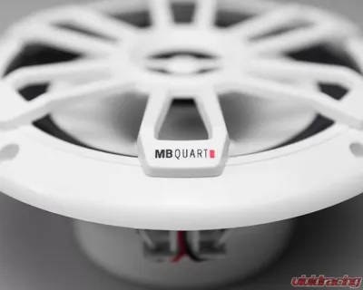 MB Quart White 160 Watt MDR2.0 Bluetooth Source Unit w/ Two 6.5" Nautic Speakers - MDR2.0S2W