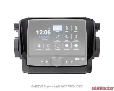 MB Quart Tuned GMR7V1 Source Unit Dash Installation Kit Polaris RZR Pro XP | Turbo R | Pro R 2020+ - MBQRP-DASH-1
