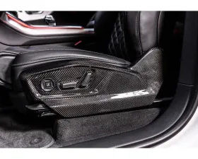 ABT  2pcs Matte Carbon Fiber Front Seat Panels