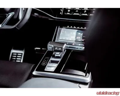 ABT 1pc Gloss Carbon Shift Knob Cover - 4M807006240-1