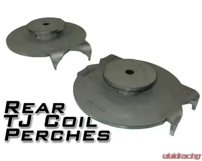Artec Industries 3" Rear TJ Coil Perches And Retainers Pair - BR1033