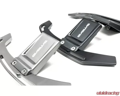 Evolve Performance Titanium Billet Aluminum Gen 3 Steering Wheel Paddle Shift Set BMW G-Series 2019+ - EVO-PS-G-TI