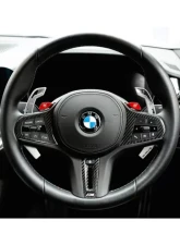 Evolve Performance Titanium Billet Aluminum Gen 3 Steering Wheel Paddle Shift Set BMW G-Series 2019+                                     - EVO-PS-G-TI - Image 5