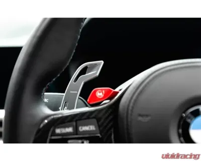 Evolve Performance Titanium Billet Aluminum Gen 3 Steering Wheel Paddle Shift Set BMW G-Series 2019+ - EVO-PS-G-TI