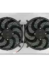 Cold Case Radiators Aluminum Performance Dual Flow Radiator with 14 inch Fan Kit GM A-Body LS Swap Engine 1968-1977                                     - GMA546ASK - Image 2