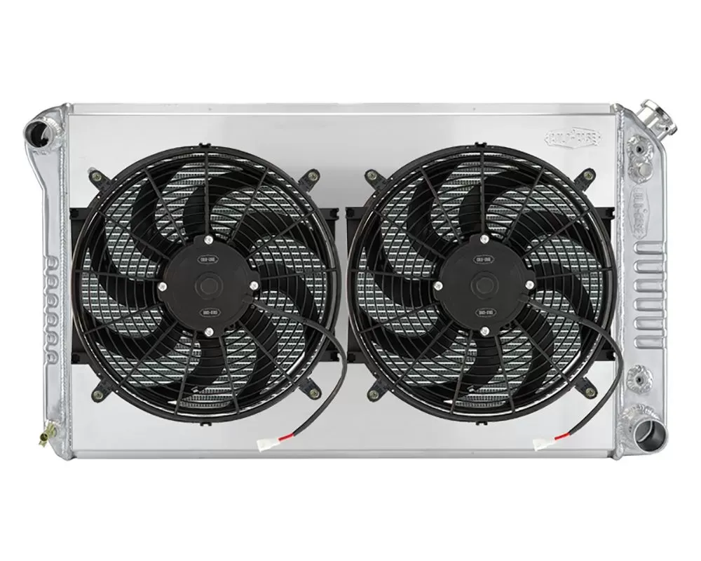 Cold Case Radiators 21" Aluminum Performance Radiator with 14 inch Fan Kit Chevrolet | GMC AT 1977-1987 - GMT556A21-1SK
