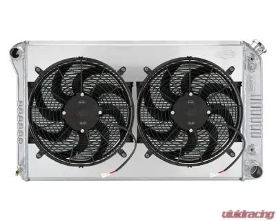 Cold Case Radiators 21" Aluminum Performance Radiator with 14 inch Fan Kit Chevrolet | GMC AT 1977-1987 - GMT556A21-1SK