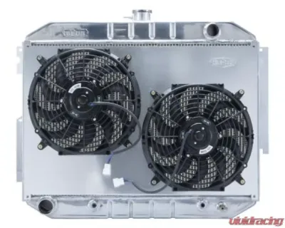 Cold Case Radiators 26x17.5 Aluminum Performance Radiator & Fan Kit Mopar C-Body 1966-1970 - MOP757AK