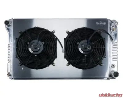 Cold Case Radiators 1.25" | 1.5" Radiator & Dual 12" Fan Kit GMC Truck 1977-1987 - GMT556A-1K