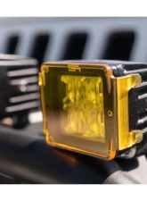 Body Armor 4x4 Cube Light Amber Covers (Pr)                                     - 60040 - Image 3