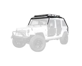 Body Armor 4x4 Windshield Light Bar Jeep Wrangler 07-17