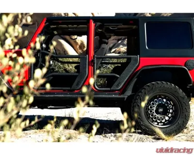 Body Armor 4x4 TUBE DOORS REAR, PAIR Jeep Wrangler 2007-2017 - JK-6155