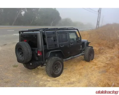 Body Armor 4x4 Cargo Roof Rack Accessory Mount 2 and 4 Jeep Wrangler JK 2007-2018 - JK-7102
