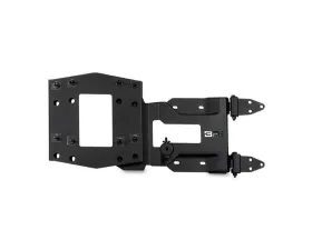 Body Armor 4x4 Black Reinforced Tire Carrier Jeep Wrangler JL 2018-2023