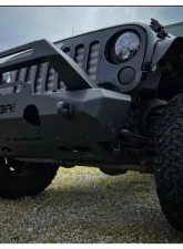 Body Armor 4x4 Stubby Front Bumper Jeep Wrangler JK/ JL | Gladiator JT 2007-2022                                     - JP-19535 - Image 2