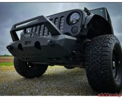 Body Armor 4x4 Stubby Front Bumper Jeep Wrangler JK/ JL | Gladiator JT 2007-2022 - JP-19535