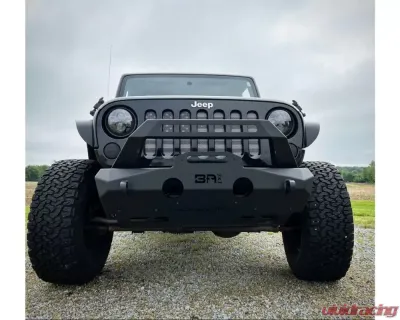 Body Armor 4x4 Stubby Front Bumper Jeep Wrangler JK/ JL | Gladiator JT 2007-2022 - JP-19535