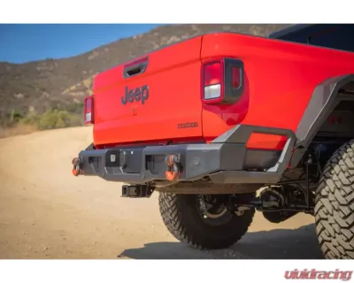 Body Armor 4x4 AMBUSH SIDE STEPS Jeep Gladiator Rear 2020 - JT-2965