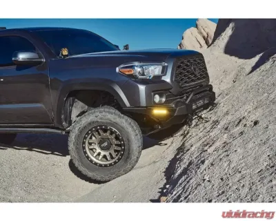 Body Armor 4x4 HiLine Bumper High Clearance Side Wings (Black) Toyota Tacoma 2016-2022 - TC-19339W