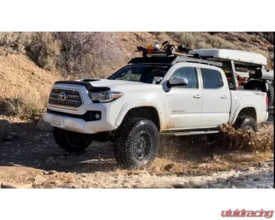 Body Armor 4x4 Black Double Cab Short Bed Revo Step Sliders Toyota Tacoma 2005-2022 - TC-4124