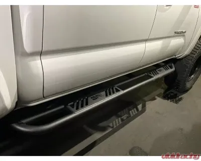 Body Armor 4x4 Black Double Cab Short Bed Revo Step Sliders Toyota Tacoma 2005-2022 - TC-4124