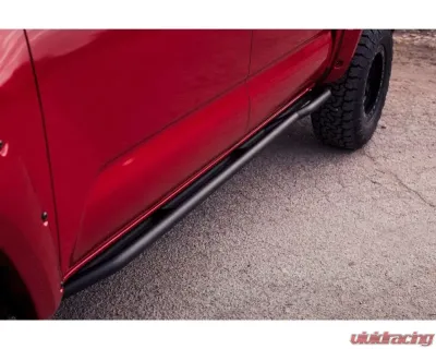 Body Armor 4x4 Black Double Cab Short Bed Revo Rock Sliders Toyota Tacoma 2005-2022 - TC-4125