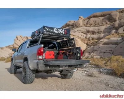 Body Armor 4x4 Bed Side Molle System, Tacoma Toyota Tacoma Rear 2005-2020 - TC-7125