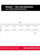 Body Armor 4x4 ROCKSTEP                                     - TK-6125-CRSBAR - Image 6